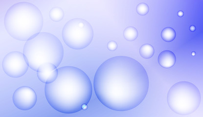 Minimal geometric background with drop. Gradient shapes composition. For your design wallpaper, presentation, banner, flyer, cover page, landing page. Vector illustration.