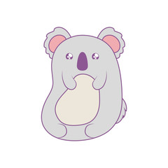 cute koala baby animal kawaii style