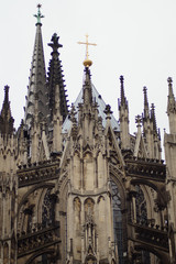 Fototapeta na wymiar Detail des Kölner Domes