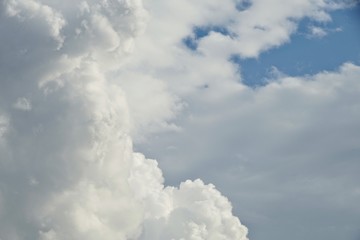 Backlit Clouds after a Storm