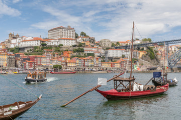 Porto, Portugal, depuis les berges du Douro
