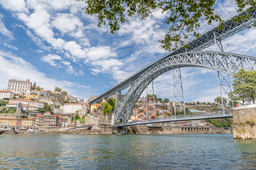 Porto, Portugal, depuis les berges du Douro