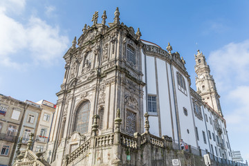 Église et Torre dos Clérigos à Porto, Portugal