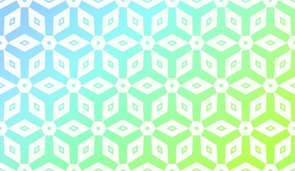 Pattern With Polygonal Geometric Elements. Vector Illustration. Template For Wallpaper, Interior Design, Decoration, Scrapbooking Page. Gradient Background