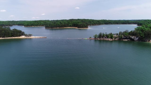 Wide Aerial, Laurel River Lake In Kentucky