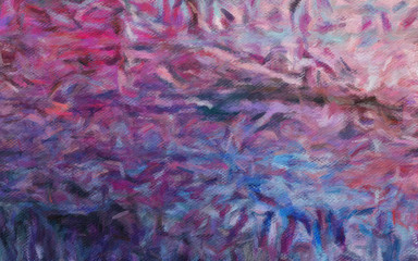 Abstract painting, Wall art, Canvas print, Oil paint, Modern drawing, Textured brushstrokes, Contemporary impressionism style, Warm fancy colors, Psychedelic design pattern, surreal fine art