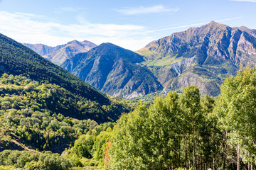 Fototapeta na wymiar Panotamica de Taull - Boi Valley