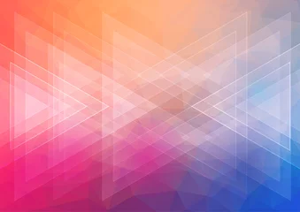Poster flat colorful background with triangles © igor_shmel