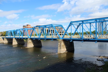 Grand River Blue Bridge
