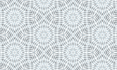 Abstract hypnotic pattern from stripes. Waves and swirls of geometric shapes.