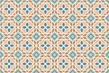 Oriental pattern. Geometric ornament tile design