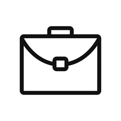 Briefcase vector icon in modern design style for web site and mobile app