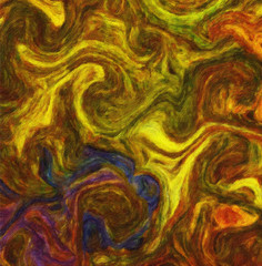 Abstract painting, Wall art, Canvas print, Oil paint, Modern drawing, Textured brushstrokes, Contemporary impressionism style, Warm fancy colors, Psychedelic design pattern, surreal fine art