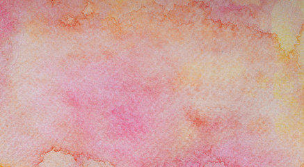 Pink watercolor background for design