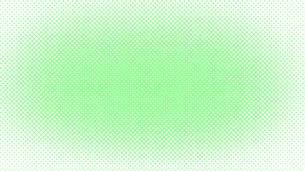 Light green pop art background in vitange comic style with halftone dots, vector illustration template for your design