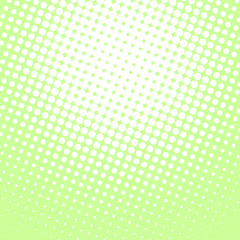 Pale green pop art background with dots design, abstract vector illustration in retro comics style
