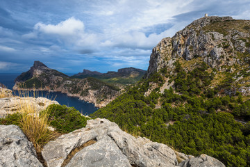 Fototapeta na wymiar Cape Formentor in Mallorca, Balearic island, Spain
