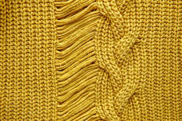 Autumn texture knitting background