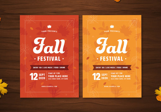 Fall Festival Flyer