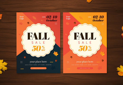 Fall Sale Flyer
