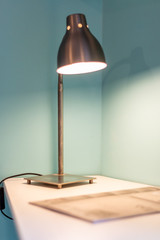 Smart small lamp to be used on a desk
