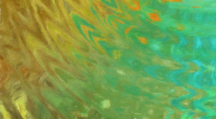 Contemporary abstraction wall art print, modern beautiful pattern background, fashion fantasy style oil painting artwork, volume brush strokes on canvas, colorful artistic print or poster