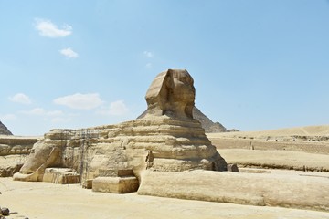 The Great Sphinx of Giza,  is a mythical creature with the head of a human and the body of a lion....