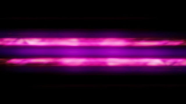 Horizontal purple neon lights, animation