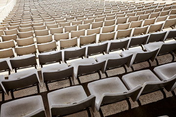 Fototapeta premium empty stadium seats