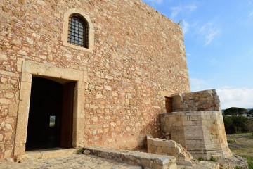 Fototapeta na wymiar Fortezza von Rethymno auf kreta in griechenland