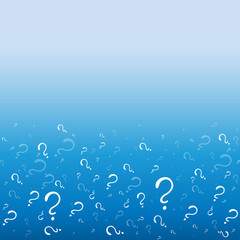 Question signs colorful vector illustration, problem and priority challenge concept. Flat design  background for web and print.  Ask for help, asking questions, FAQ sign. Question mark stamp.