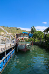 view of halfeti boat tour - gaziantep turkey