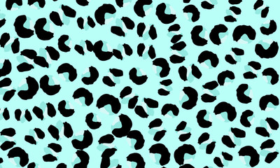 Leopard print design. Animal skin pattern.