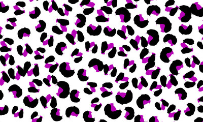 Leopard print design. Animal skin pattern.