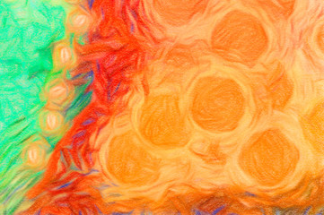 Fashion oil painting style abstract texture background, messy strokes and splashes on canvas