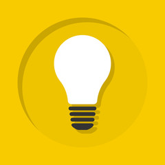 A sign of a burning light bulb for your creativity