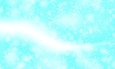 Falling snow background. Vector illustration