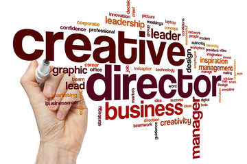 Creative director word cloud