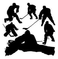 hockey players vector
