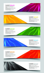 Fototapeta premium Vector abstract banner design background