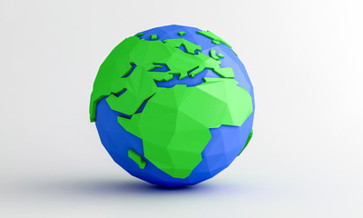 3D Cartoon Earth