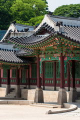 Building of the Changdeokgung royal palace complex, Seoul, South Korea