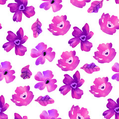 Trendy Seamless Floral Pattern in vector Seamless vector texture. For fashion prints. Printing with in hand drawn style 