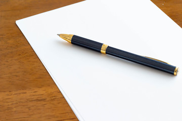 手紙　便箋とボールペン