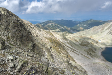 Fototapeta premium Landscape from Musala peak, Rila mountain, Bulgaria