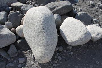 stones on the beach