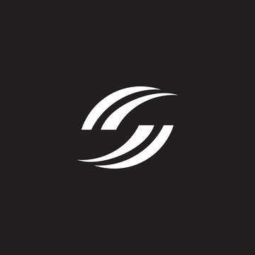 S letter icon logo design vector template