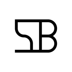 SB letter logo design vector