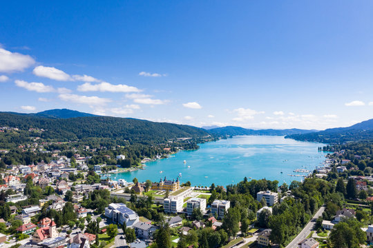Velden at the W&ouml;rthersee in K&auml;rnten, Austria