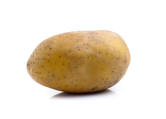 potatoes isolated on white background